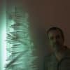 LED light sculpture, plug-in, wall hanging