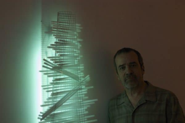 LED light sculpture, plug-in, wall hanging